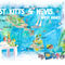 Stkitts-nevis-illustrated-travel-map-with-roadss