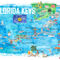 Florida-keys-key-west-marathon-key-largo-illustrated-travel-poster-favorite-map-2nd-signpost-editions