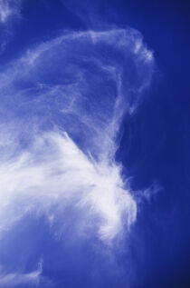 White Clouds in Blue Sky by Tanya Kurushova