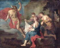Bacchus Delivered to the Nymphs of Nysa  von Jacques Francois Courtin