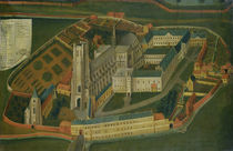 The Abbey of Saint-Bertin at Saint-Omer by Jacques Francois Lemaire