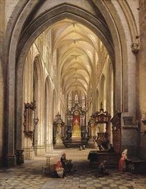 Interior of a Church by Jules Victor Genisson