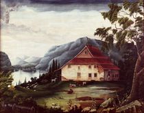Washington's headquarters at Newburgh on the Hudson in c.1775  by James William Fosdick