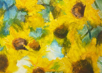 Aufmerksame Sonnenblumen by Sonja Jannichsen