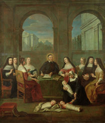 St. Vincent de Paul and the Sisters of Charity von Jean Andre