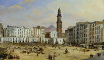 Piazza Mazaniello von Jean Auguste Bard