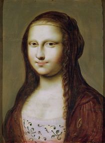 Portrait of a Woman Inspired by the Mona Lisa  von Jean Ducayer