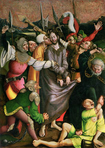 Christ arrested in the Garden of Gethsemane  by Jorg I Breu