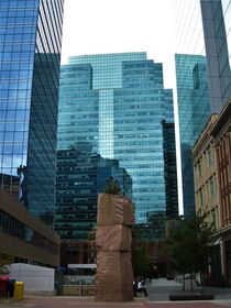gläserne Hochhaus Fassade in Edmonton / Kanada by assy
