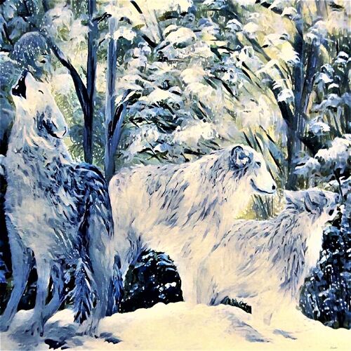 Snow-wolves