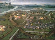 The Battle of Pavia in 1525 von Joachim Patenier