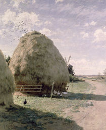 Haystacks  by Johan Fredrik Krouthen