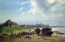 View of the Dutch Coast  by Johan Gerard Smits