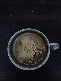 Coffee in a mug by Mona Limbodal