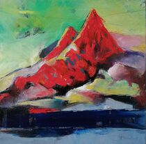 Roter Berg von Olga David