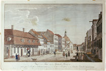 View of Mauer Strasse by Johann Georg Rosenberg