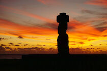 Sonnenuntergang • Abendstimmung • Osterinsel • Moai • von ask-mediendesign