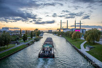 Blick von Berliner Brücke Wolfsburg auf Mittellandkanal von Jens L. Heinrich