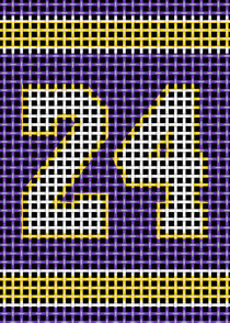 Texture 24 Purple and yellow von William Rossin