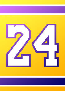 Shining 24 Yellow and purple von William Rossin