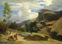Italian Landscape  von Johann Wilhelm Schirmer