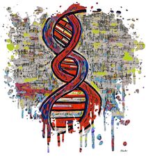 DNA Color Burst von eloiseart
