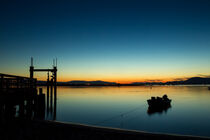Blaue Stunde auf Sidney Island von Dirk Rüter