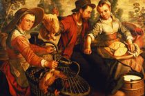 At the Market  by Joachim Beuckelaer or Bueckelaer