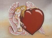 Engel ewige Liebe - Engelkunst von Marita Zacharias
