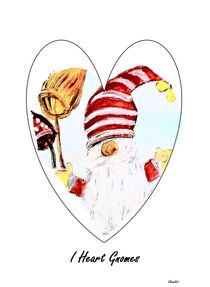 I Heart Gnomes by eloiseart