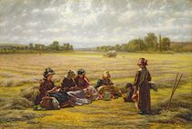Harvesters resting in the Sun von Walter Field