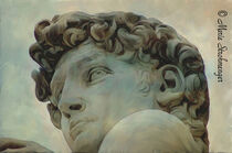 David von Michelangelo digital gemalt.