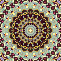 Abstract Mandala Pattern von Phil Perkins