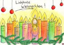 Lichtvolle Weihnachtsgrüße von Lena Erlmann