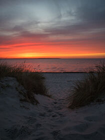 Sonnenuntergang an der Ostsee -  Sunset on the Baltic Sea von Markus Hartung