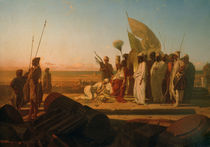 Xerxes at the Hellespont  von Jean Adrien Guignet
