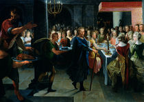 Dice Offering a Banquet to Francus von Toussaint Dubreuil