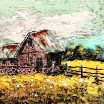 Fields and Barns by eloiseart