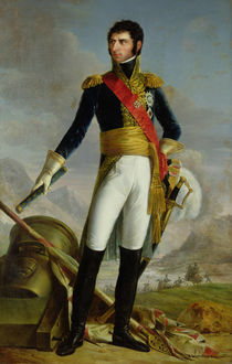 Portrait of Charles Jean Baptiste Bernadotte  by Joseph Nicolas Jouy