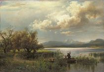 Bayern Landscape by Augustus Wilhelm Leu