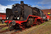alte Dampflokomotive von Edgar Schermaul