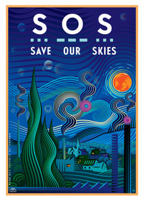 'S O S  Save Our Skies' von Maarten Rijnen