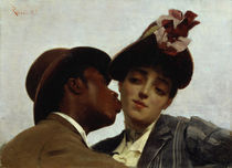 The Kiss by Theodore Jacques Ralli