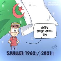 happy independence day by AHMED ABZOUZI