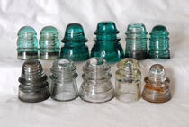 Vintage Glass Insulators by Phil Perkins
