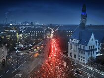 Nachtpanorama by Edgar Schermaul