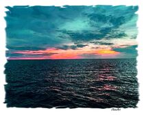 Ocean Sunset by eloiseart