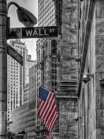 Wall Street - New York by sicht-weisen