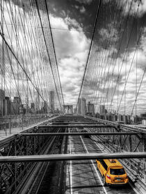 Brooklyn Bridge New York Colorkey von sicht-weisen