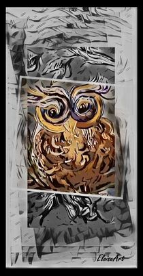 Owl in the Tree by eloiseart